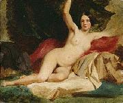 William Etty Female Nude In a Landscape Spain oil painting artist
